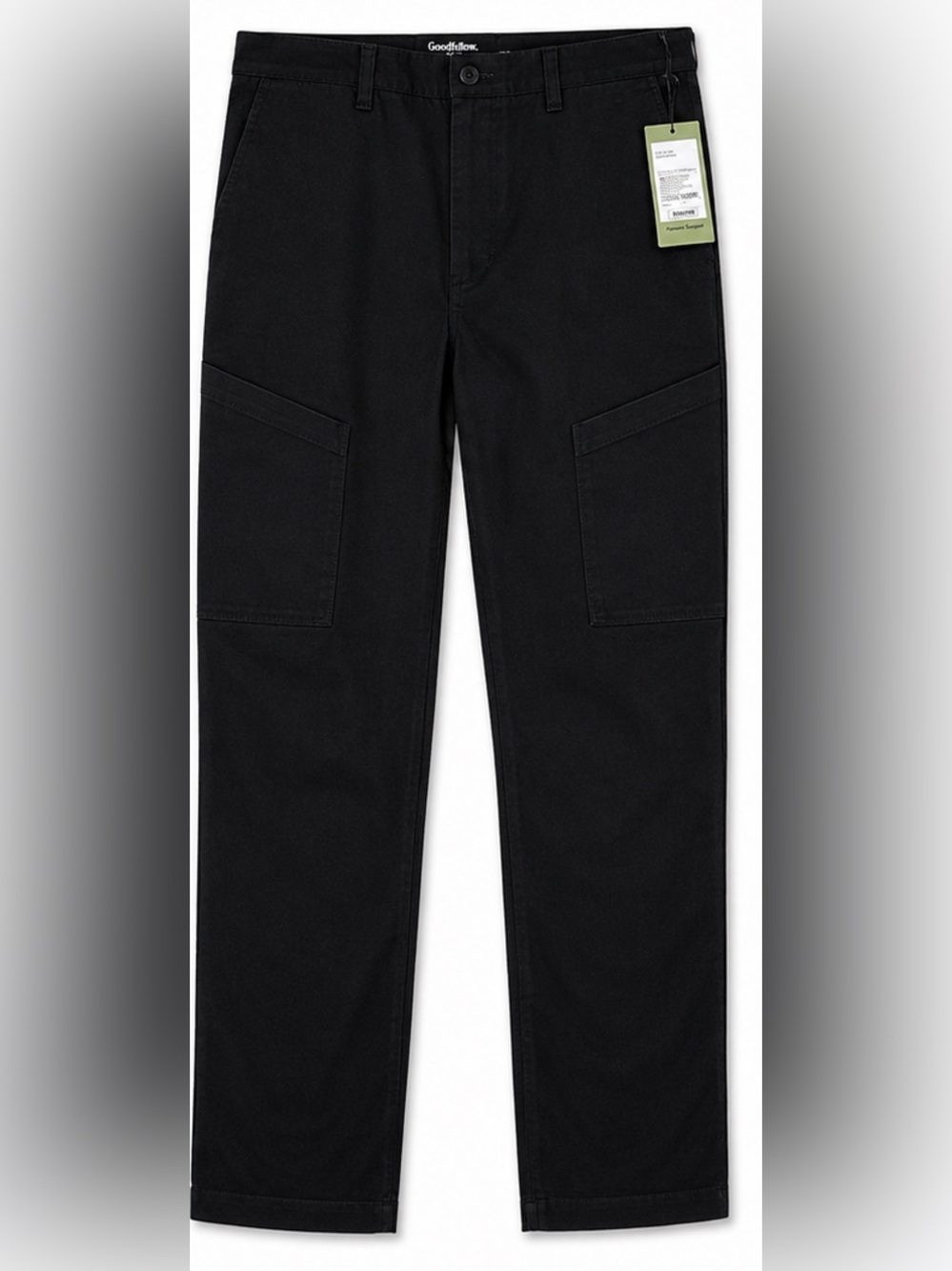Goodfellow & Co Men’s Adaptive Cargo Pants Black 34x30 NWT Utility Work Pants